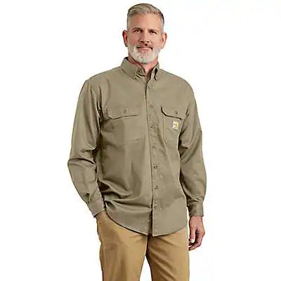 Carhartt FR Twill LS Shirt Khaki Howard