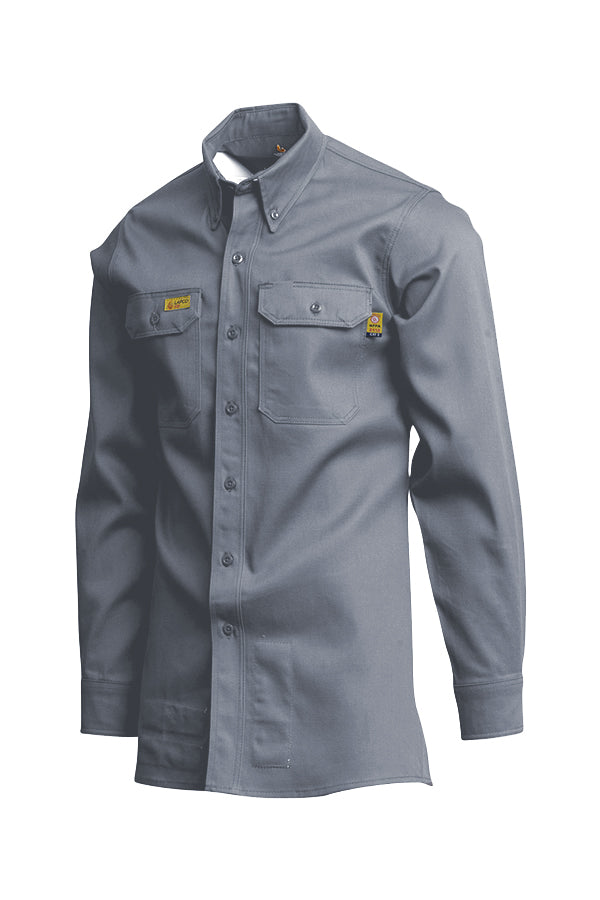 FR Uniform Shirt | 6oz. 88/12 Blend | Gray