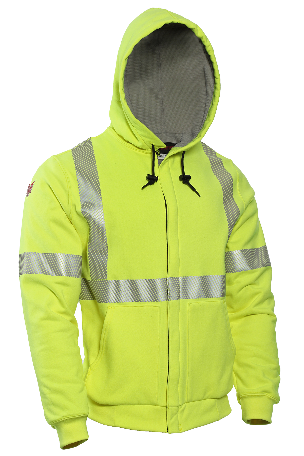 DRIFIRE® FR Hi-Vis Lined Zip Front Hoodie Class 3 CF