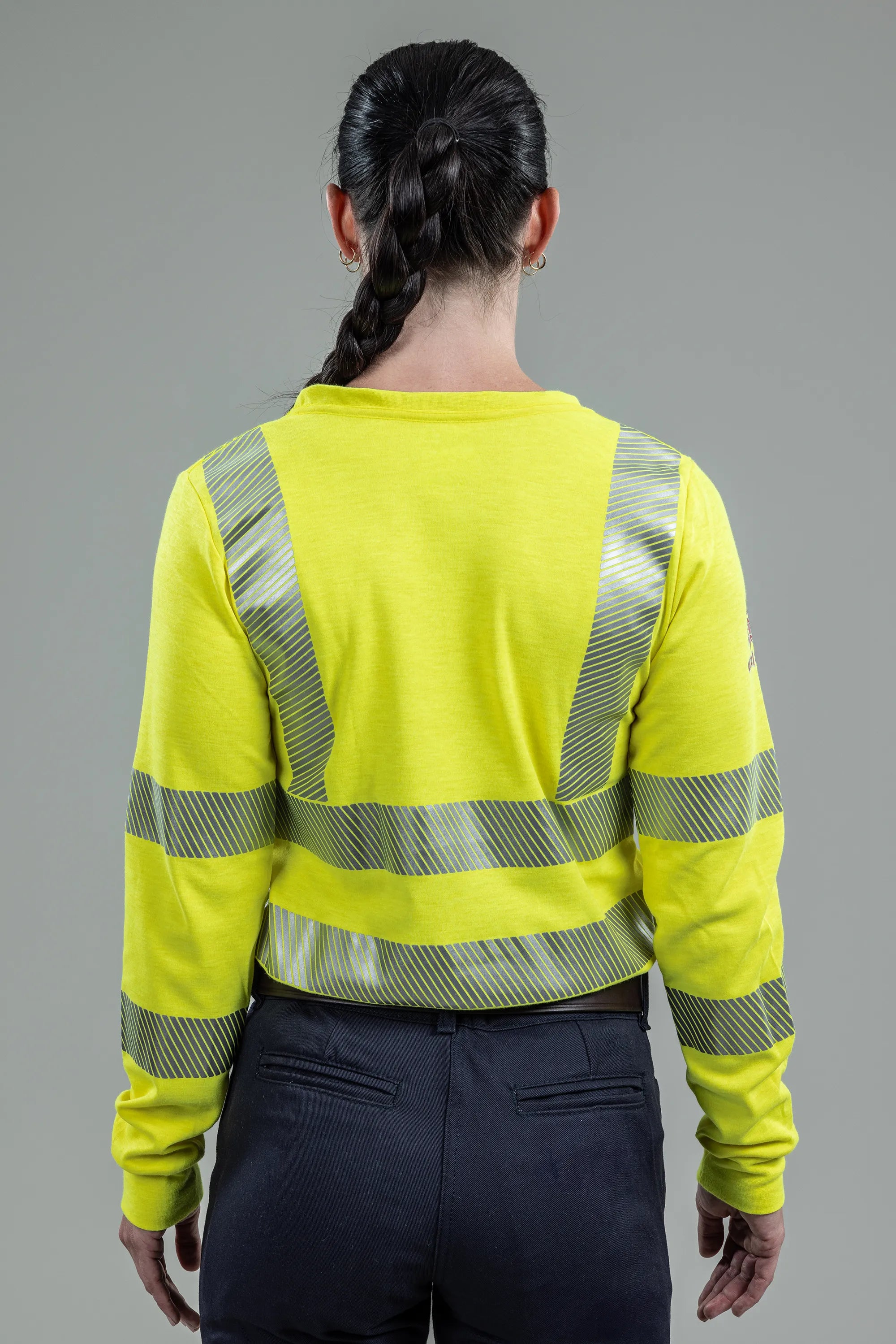 DRIFIRE® Women's FR Hi-Vis Dual Hazard Long Sleeve T-Shirt Class 3 CF
