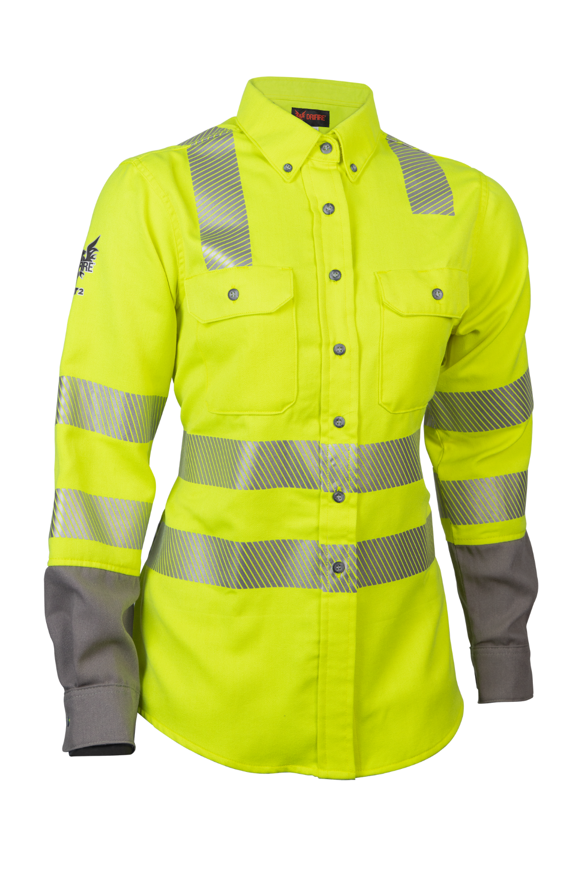DRIFIRE® FR Women's Hi-Vis Lightweight Work Shirt Class 3