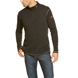 ARIAT MNS FR POLARTEC 1/4 ZIP BLACK