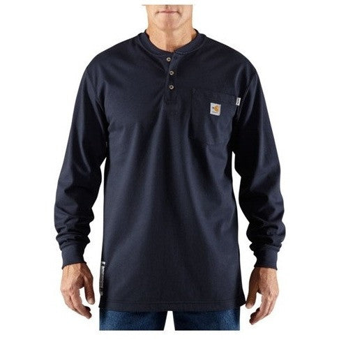 Carhartt FR Force Cotton LS Henley Gore